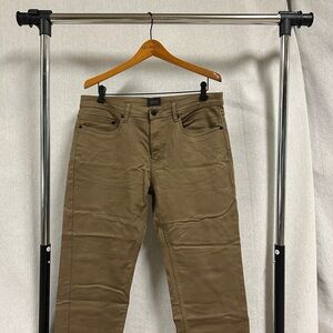 Jachs Tan Slim Jeans Versatile Cotton Twill 34/34